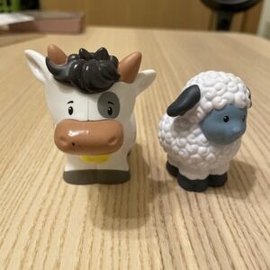 Fisher Price Little People Sheep And Cow